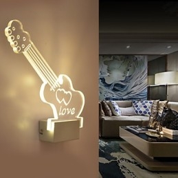 Luminária de parede acrílica PVC Luminária moderna contemporânea Metal
