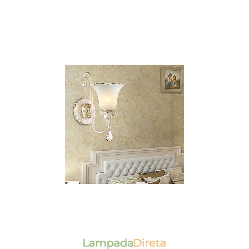 Europa Tipo Restaurando Formas Antigas Ferro Forjado Quarto Lâmpada de Parede Luz