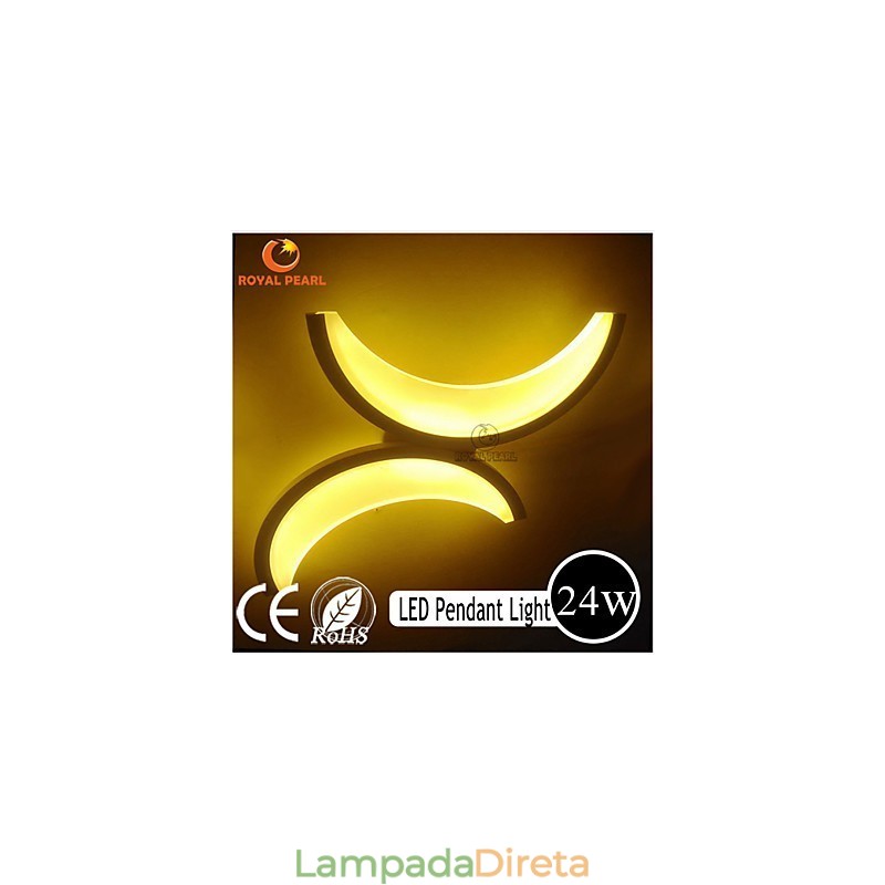Iluminação pendente de alta qualidade 24W