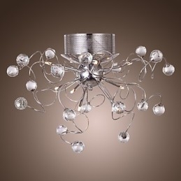 Lustre de Cristal Design Moderno Living 9 Luzes