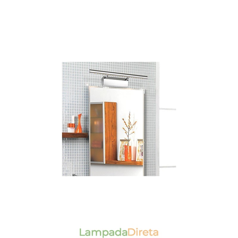 Iluminação de banheiro moderna contemporânea Metal