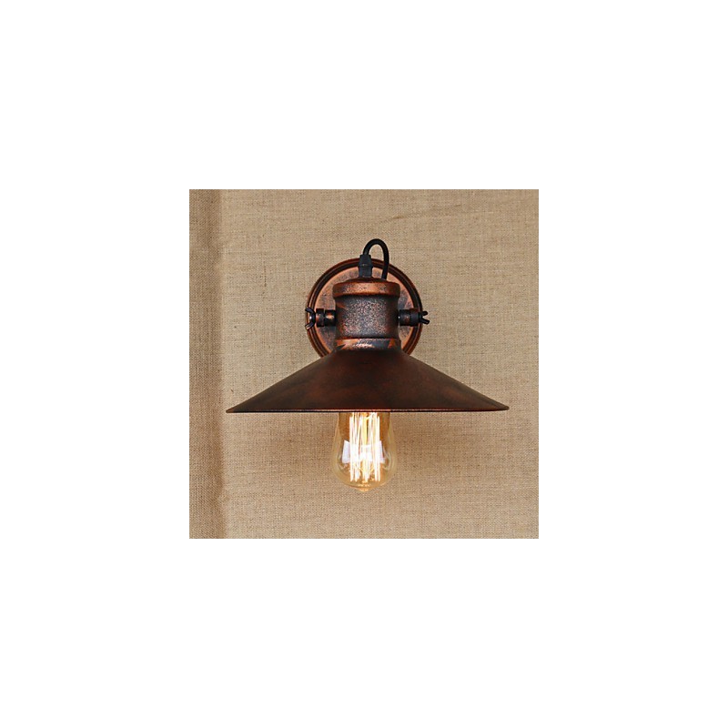 Loft industrial Armazém Sala de estar criativa Varanda Vento Ferruginoso Nostalgic Retro Pastoral Escadaria Luminária de parede