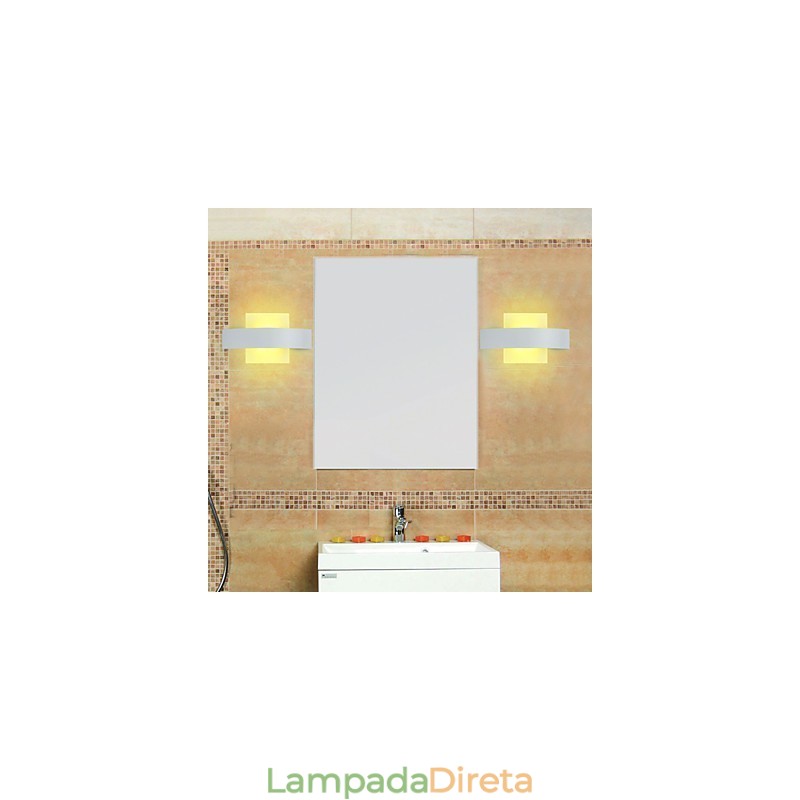 Iluminação de banheiro Wall Washers Luzes de parede de leitura Mini estilo moderno contemporâneo Metal
