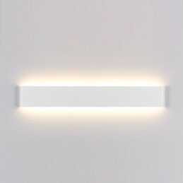Apliques de parede modernos Luz Interior Preto Branco 72cm