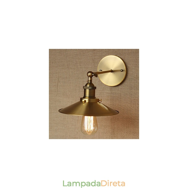 Estilo Industrial Minimalista Villa Retro Cobre Guarda-chuvas Decorativos Em Frente À Parede Do Corredor Da Igreja