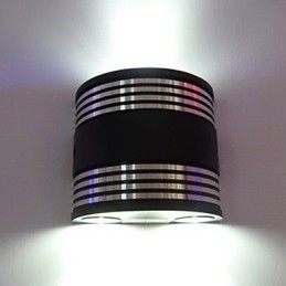 Mini Estilo Flush Mount Wall Lights Moderno Contemporâneo Metal