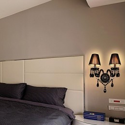 Luzes de parede de cristal de vela vidro contemporâneo moderno