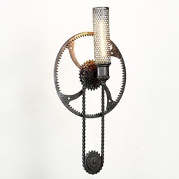 Luminária de parede Grand Mercure Mount Loft Steampunk Nordic American Warehouse Retro Industrial Gear Luminária de parede