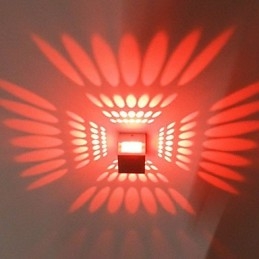 Luminárias de parede embutidas modernas contemporâneas de metal
