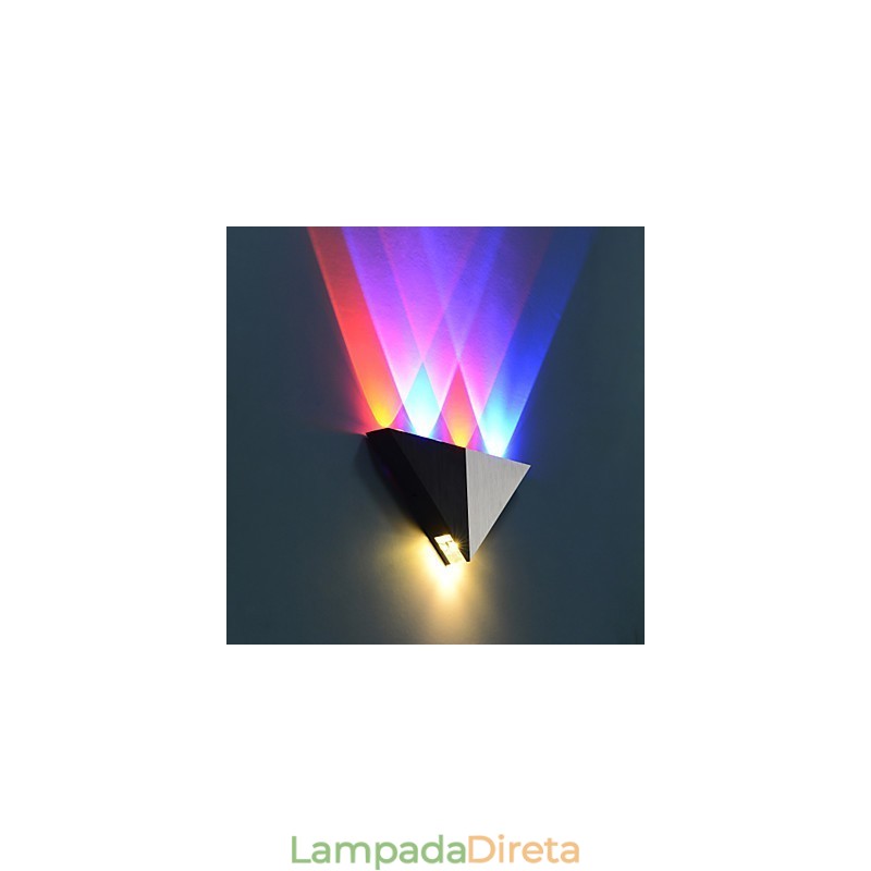 Luminárias de parede embutidas modernas contemporâneas de metal