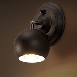 Luminária de parede de ferro forjado criativa Loft Restaurando luzes de maneiras antigas