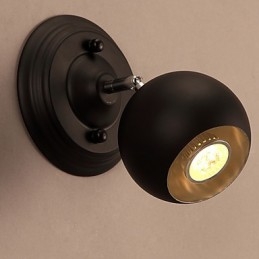 Luminária de parede de ferro forjado criativa Loft Restaurando luzes de maneiras antigas