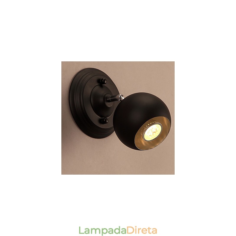 Luminária de parede de ferro forjado criativa Loft Restaurando luzes de maneiras antigas