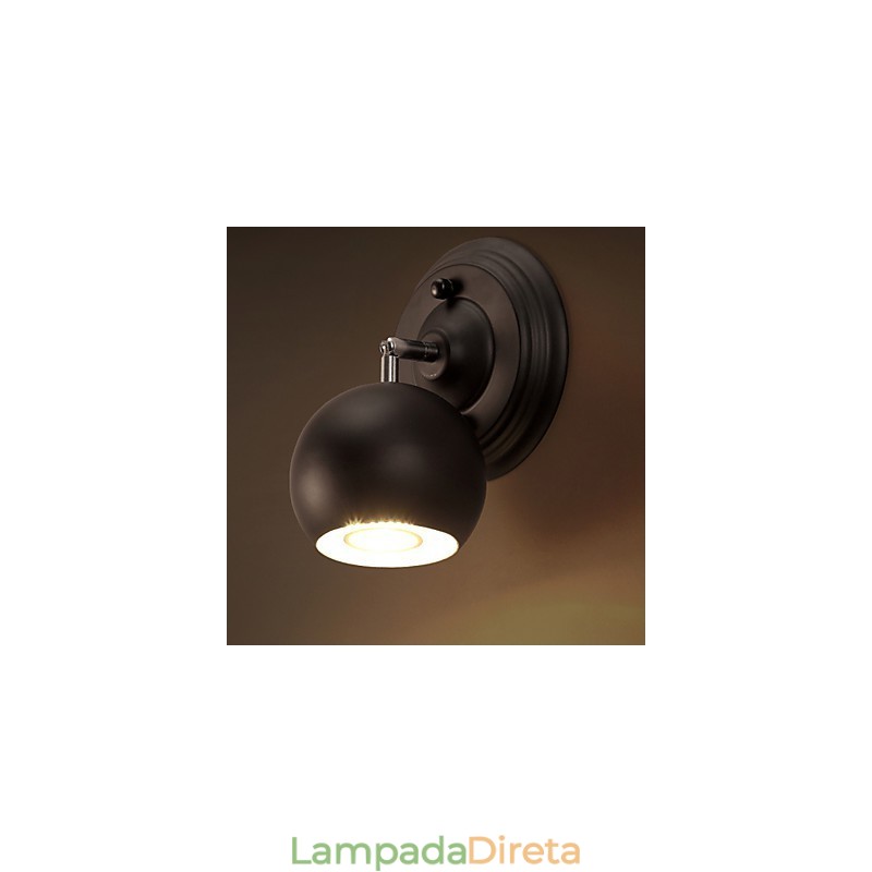 Luminária de parede de ferro forjado criativa Loft Restaurando luzes de maneiras antigas