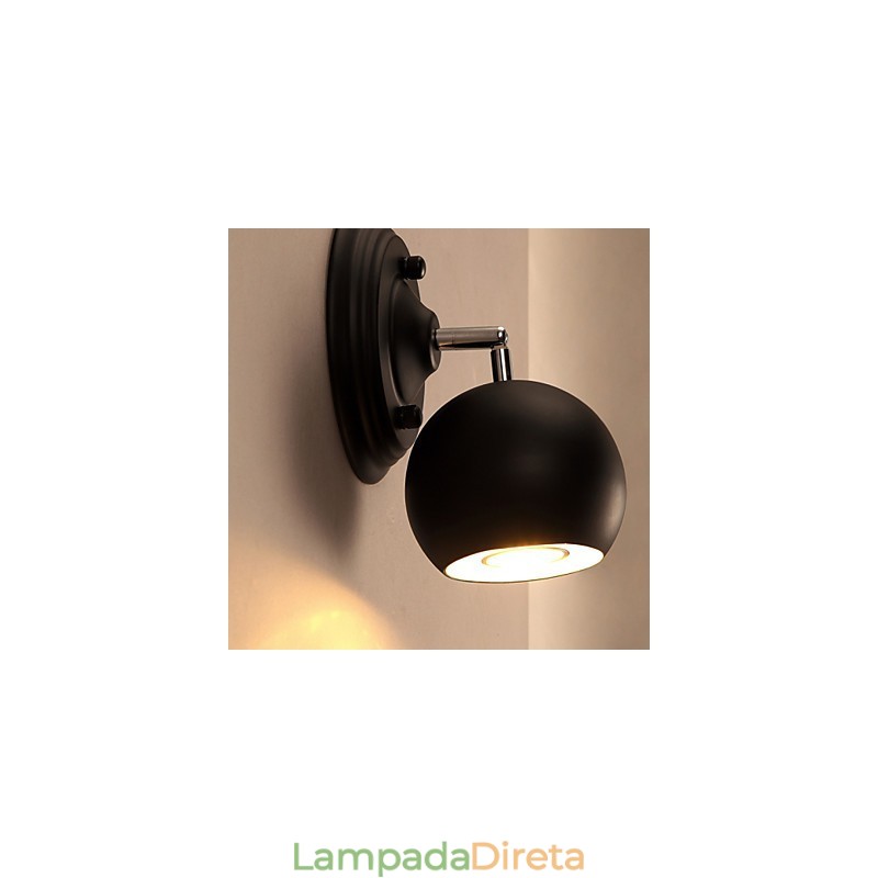 Luminária de parede de ferro forjado criativa Loft Restaurando luzes de maneiras antigas