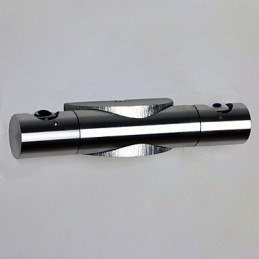 Luminária de parede moderna com luz difusa Design Sci Fi