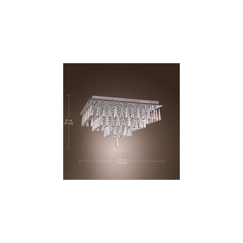 Moderno Contemporâneo Cristal Outros Montagem Embutida