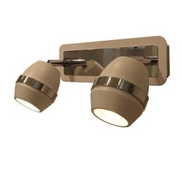 Moderno Esférico Cromado Luzes de Parede Luzes de Banheiro Com 2 Luzes