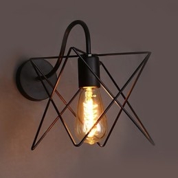 Luminária de parede estilo nórdico retrô para corredor e escada