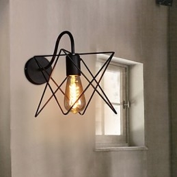 Luminária de parede estilo nórdico retrô para corredor e escada