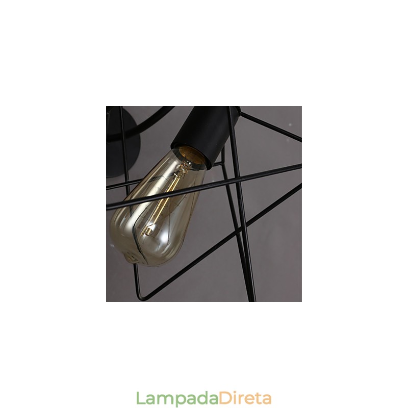 Luminária de parede estilo nórdico retrô para corredor e escada