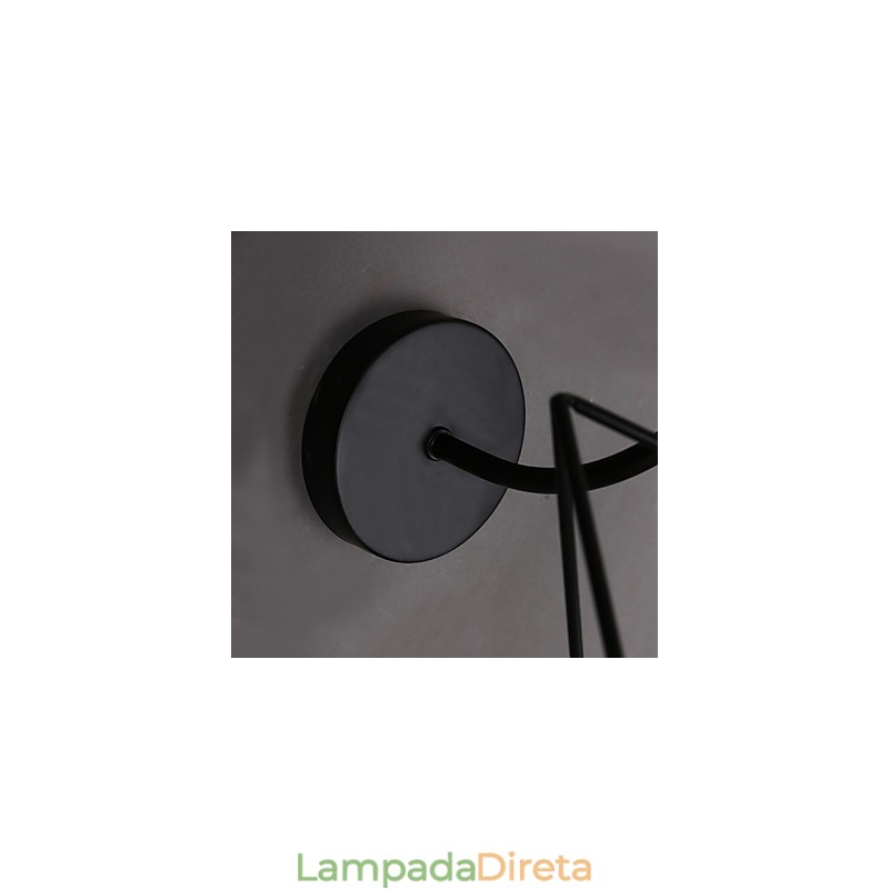 Luminária de parede estilo nórdico retrô para corredor e escada