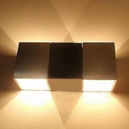 Mini Estilo Flush Mount Wall Lights Moderno Contemporâneo Metal