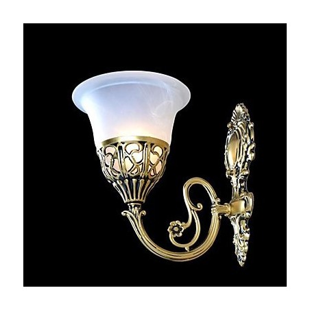 Arandelas de parede de bronze Luzes Moire Vidro Europeu Retro Clássico 220V Arandelas de parede de bronze Luzes Moire Vidro Europeu Retro Clássico 220V
