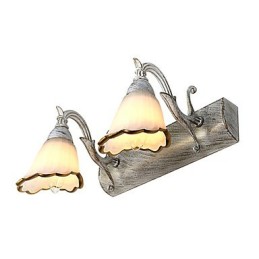 Arandelas de parede Iluminação de banheiro Luzes de parede de leitura Mini estilo rústico Lodge Metal
