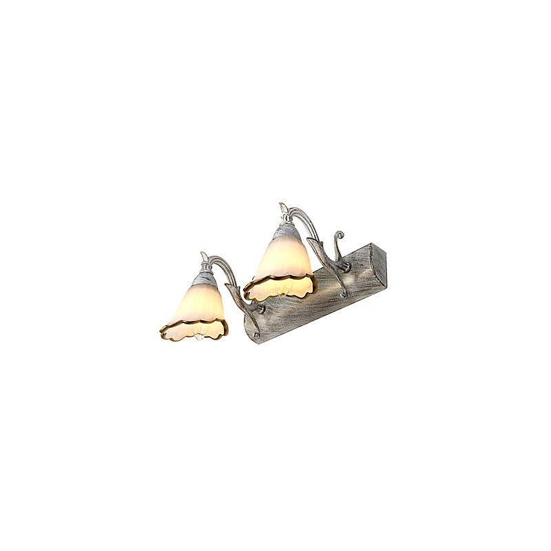 Arandelas de parede Iluminação de banheiro Luzes de parede de leitura Mini estilo rústico Lodge Metal