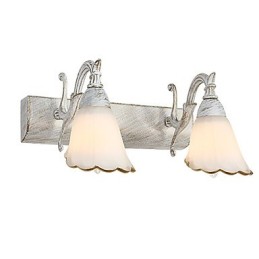 Arandelas de parede Iluminação de banheiro Luzes de parede de leitura Mini estilo rústico Lodge Metal