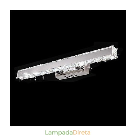 Iluminação de banheiro de cristal Metal moderno e contemporâneo Iluminação de banheiro de cristal Metal moderno e contemporâneo