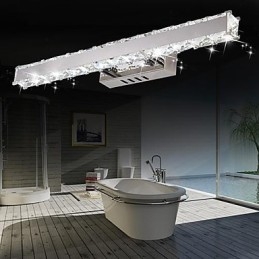 Iluminação de banheiro de cristal Metal moderno e contemporâneo