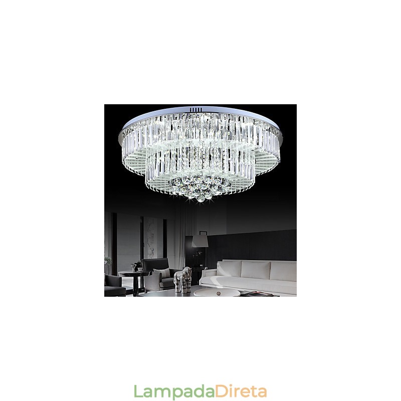 Montagem embutida com controle remoto moderno vidro contemporâneo