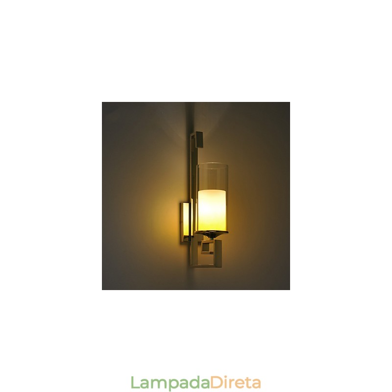 Luminárias de parede de vidro modernas para sala de jantar, luminárias de parede simples para cozinha, bar, café, corredor, varanda, luminária de parede