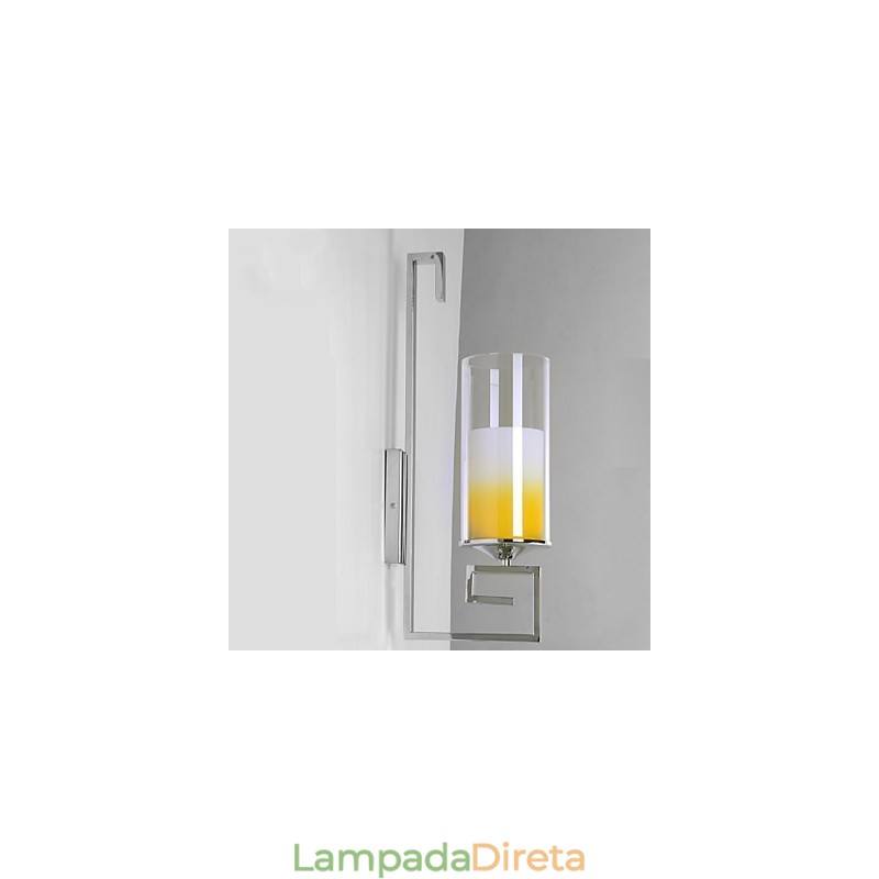 Luminárias de parede de vidro modernas para sala de jantar, luminárias de parede simples para cozinha, bar, café, corredor, varanda, luminária de parede