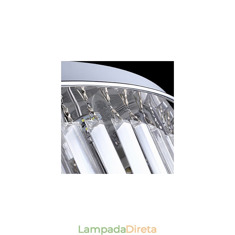 Montagem embutida com controle remoto moderno vidro contemporâneo