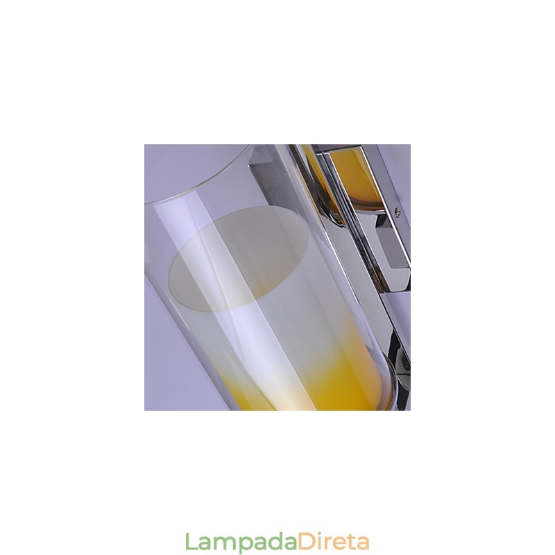 Luminárias de parede de vidro modernas para sala de jantar, luminárias de parede simples para cozinha, bar, café, corredor, varanda, luminária de parede