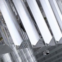 Montagem embutida com controle remoto moderno vidro contemporâneo