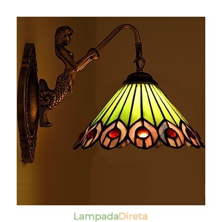 Luminária de parede de ferro forjado criativa rural contratada europeia Luminária de parede de ferro forjado criativa rural contratada europeia