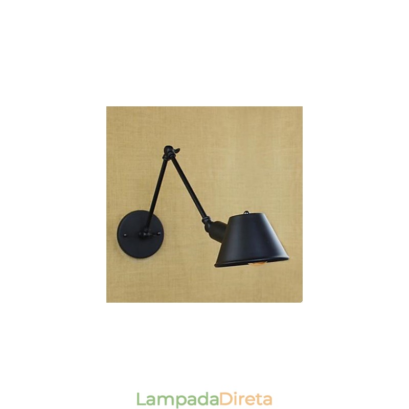 Luminária de parede de braço longo contratada Decorate Adornment