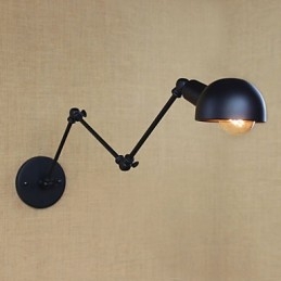 Personalidade braço longo ajustável ângulo barra três retro sala de estar lâmpadas iluminação decorativa parede arandela