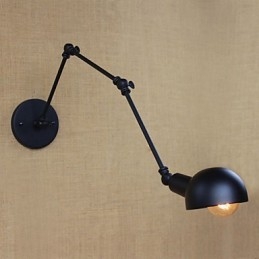 Personalidade braço longo ajustável ângulo barra três retro sala de estar lâmpadas iluminação decorativa parede arandela