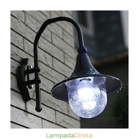 Luminárias de parede externas tradicionais clássicas de metal Luminárias de parede externas tradicionais clássicas de metal