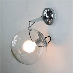 Individualidade Design criativo Moderno Vidro Bolha Bola Pendente Lâmpada de parede Luzes