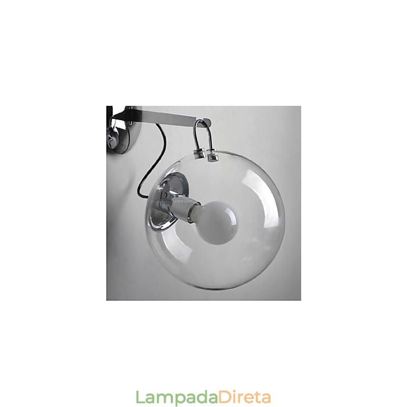 Individualidade Design criativo Moderno Vidro Bolha Bola Pendente Lâmpada de parede Luzes