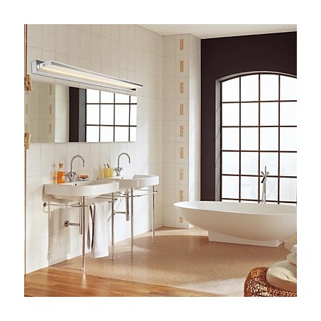 Luminária Espelho Aço Inox e Acrílico 100~240V Luminária Espelho Aço Inox e Acrílico 100~240V