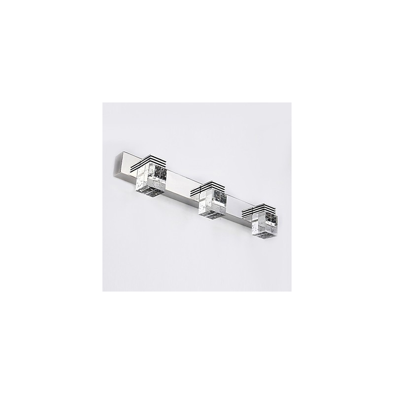 Arandelas de parede Iluminação de banheiro Wall Washers Cristal Mini Estilo Moderno Contemporâneo Metal