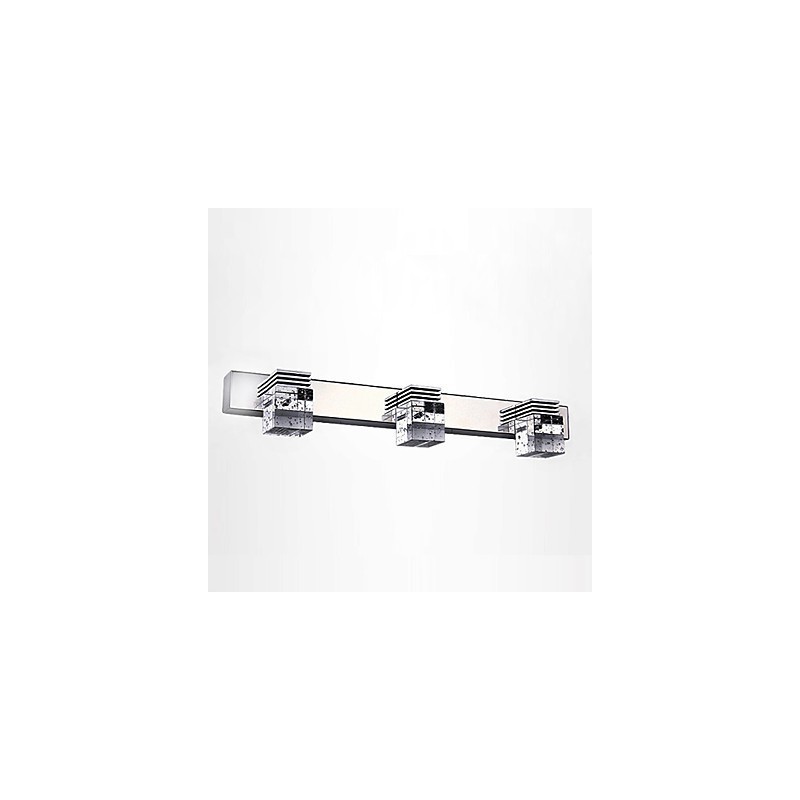 Arandelas de parede Iluminação de banheiro Wall Washers Cristal Mini Estilo Moderno Contemporâneo Metal