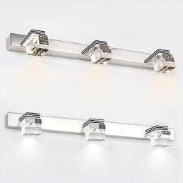 Arandelas de parede Iluminação de banheiro Wall Washers Cristal Mini Estilo Moderno Contemporâneo Metal